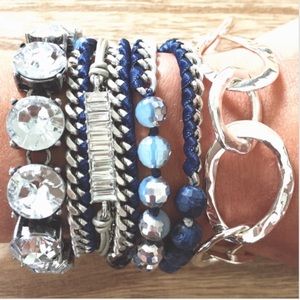 Organic link toggle bracelet